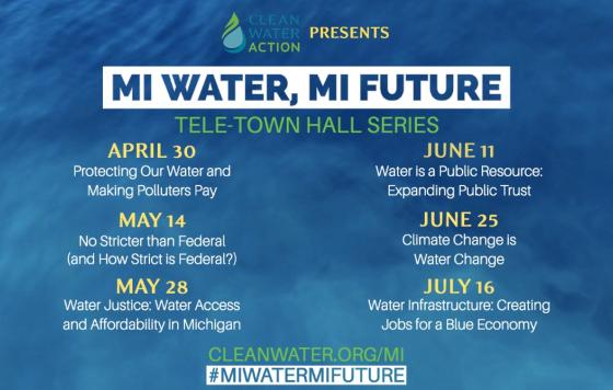 MI Water, MI Future virtual town hall series schedule