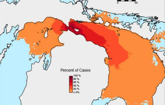 map via University of Michigan