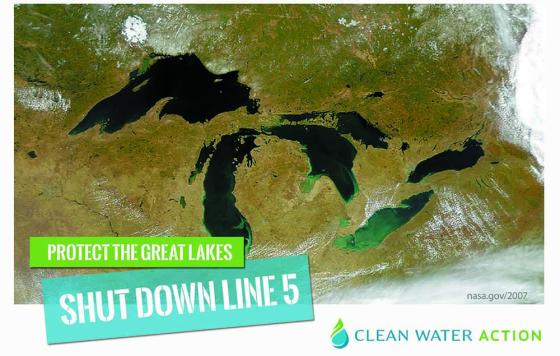 Protect the Great Lakes, Shut Down Line 5