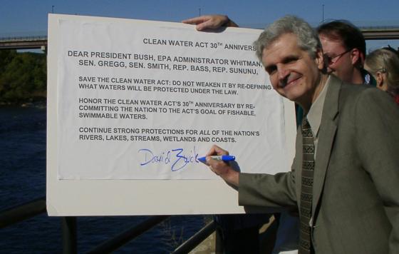 David Zwick Celebrating the 30th Anniversary of the Clean Water Act