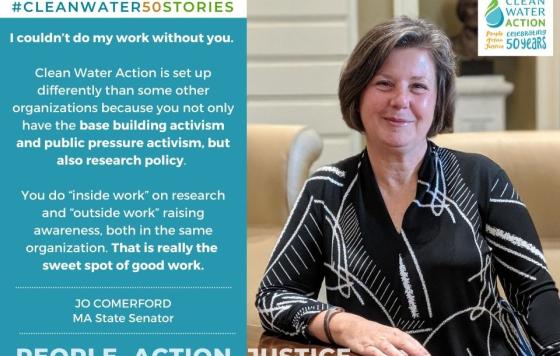 Clean Water 50 Stories: Senator Jo Comerford