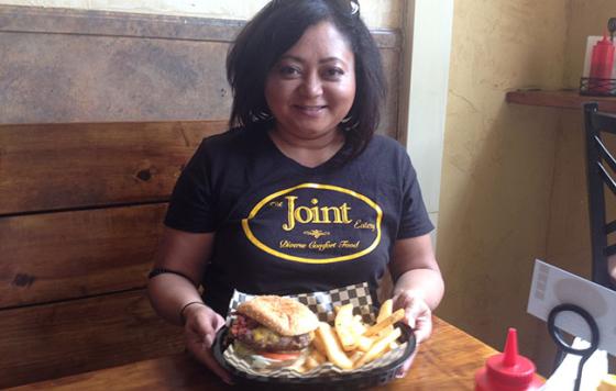 Shirley Berry, owner of The Joint Eatery in San Jose, a particpant in the Rethink Disposable program
