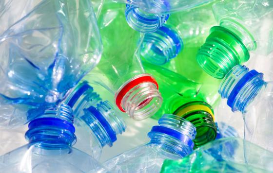 Pile of cololrful plastic bottles. Photo Credit: Don Pablo/Shutterstock